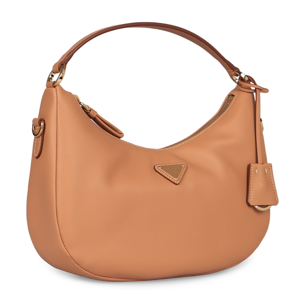 Calf Leather Handbag - Naturale