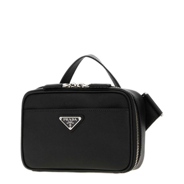 Calfskin Shoulder Bag - Black
