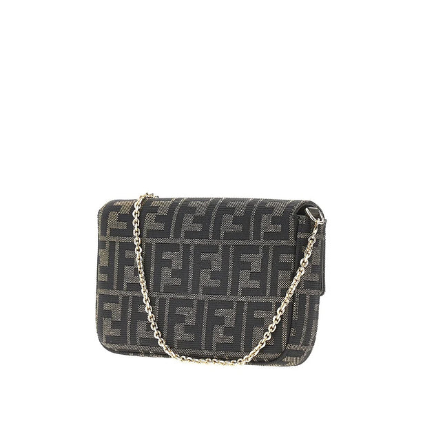 FENDI FF Zucca jacquard fabric 'Tube' clutch
