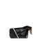T-Bar Calf Leather Crossbody - Black