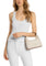Michael Kors Ember Small Signature Logo Messenger Bag - Light Cream/Multi
