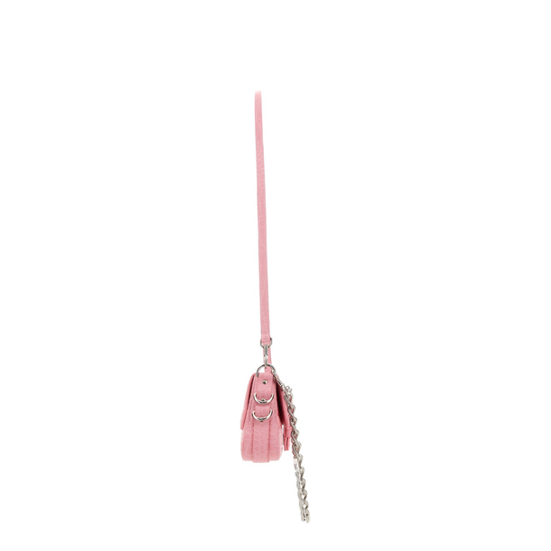 Lindsay Small Calfskin Shoulder Bag - Light Pink