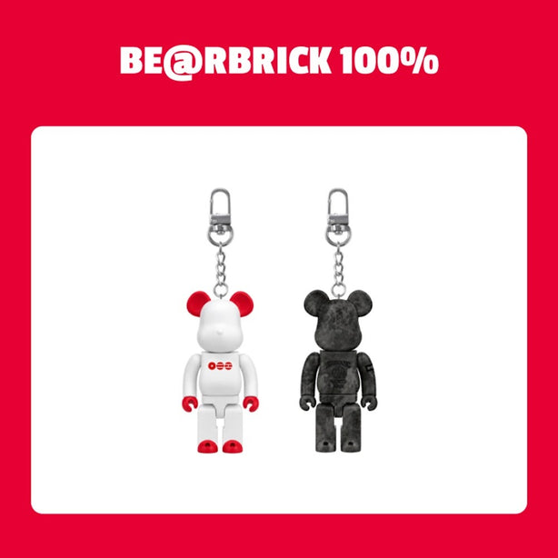 [WORLD TOUR ARIRANG] BTS x BE@RBRICK 100% Keychain (International Shipping)