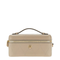 Charlie Pebbled Leather Vanity Case - Soft Cement