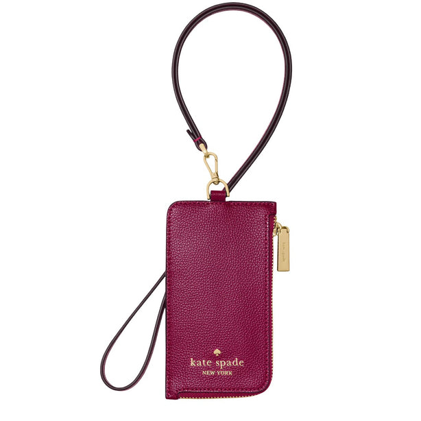 Kate Spade Card Case Lanyard - Dark Raspberry KP247