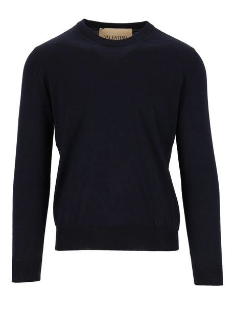 Valentino Garavani Vlogo Signature Jersey - Blue