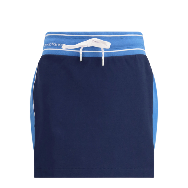 Drawstring Mini Skirt