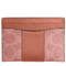 Coach Essential Card Case In Signature Canvas - Melon Pink CBY80