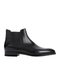 Black Calf Leather Lawry Boots