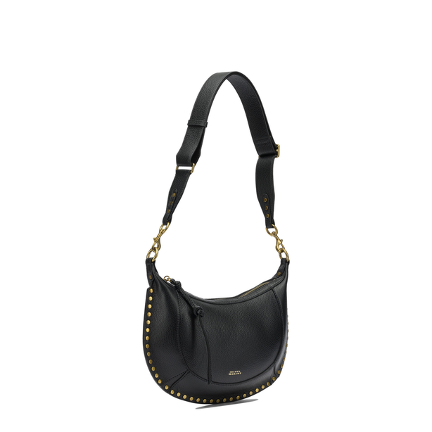 Naoko Medium Calfskin Shoulder Bag - Black