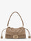 Fendi Baguette Soft Medium Leather Shoulder Bag - Tortora