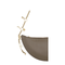 Icons One Size Calf Leather Shoulder Bag - Deep Taupe