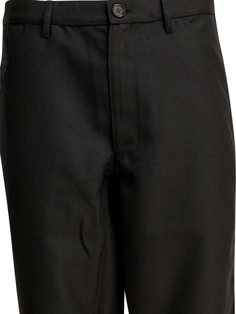 Comme Des GarçOns Shirt Wool blend pants - Black