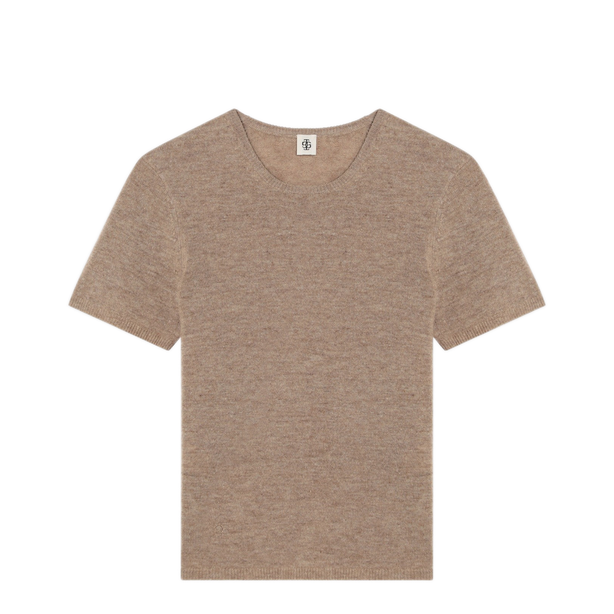 Camel Colour Como Sweater In Wool