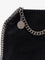 Stella Mccartney Falabella Tiny Shaggy Deer crossbody bag - Black