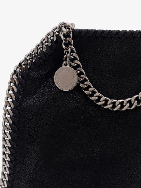 Stella Mccartney Falabella Tiny Shaggy Deer crossbody bag - Black