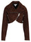 AlaïA Cropped Biker Jacket - Brown