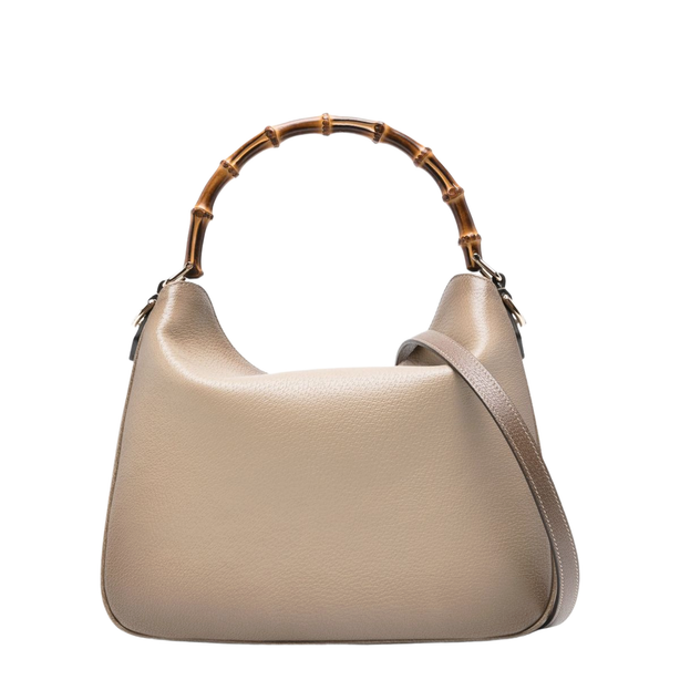 Diana Medium Calfskin Shoulder Bag - Gradient Oatmeal