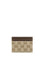Gucci GG Monogram Card Holder with logo plaque - Vintag.Sand/Dk Brown