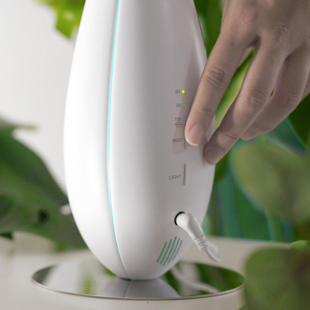 Bloomy Lotus Bud Ultrasonic Diffuser, White