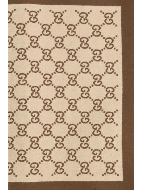 Gucci GG all-over wool Scarf - Camel/Light Brown