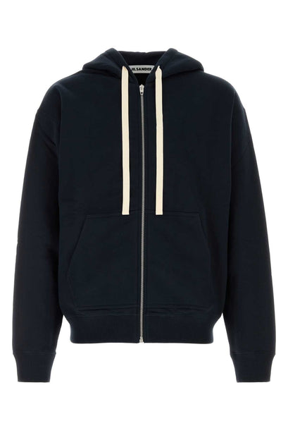 Navy Blue Cotton Sweatshirt