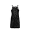 Black Crochet Mini Dress