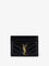 Saint Laurent Cassandre leather card holder - Nero
