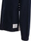 Thom Browne Sweatshirt with half zipper and logo - Blue