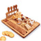 StitchesandTweed Functional Charcuterie Platter & Serving Tray for Cheese, Crackers