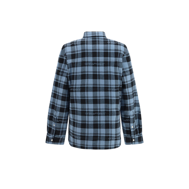 Check Flannel Padded Overshirt