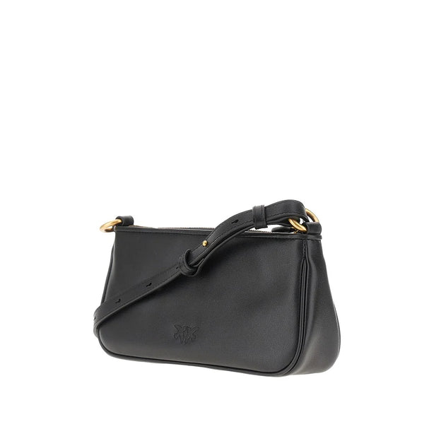 PINKO Leather mini baguette bag