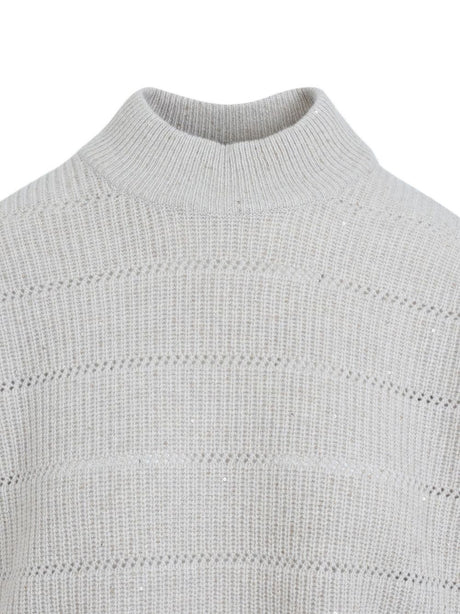 Cashmere and Wool Turtleneck Sweater