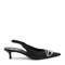 D-Venus SB 40 Slingback Pumps Black