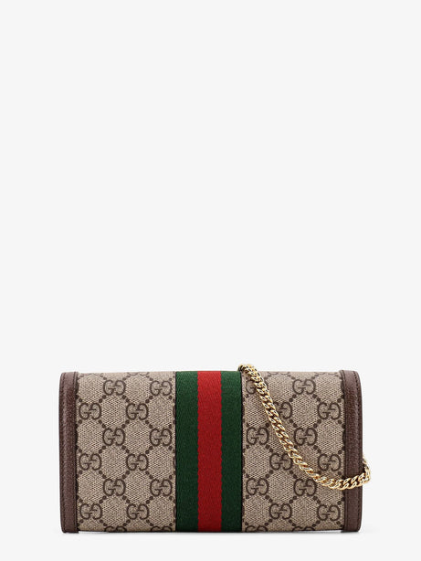 Gucci Ophidia GG Supreme Fabric and leather crossbody bag - Beige