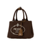 Jardinière Mini Cotton Canvas Handbags - Tabacco