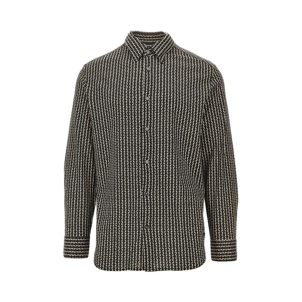 EMPORIO ARMANI Printed lyocell-blend shirt