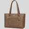 COACH Station Tote Bag In Crossgrain Leather Dark Stone RS-CCD71