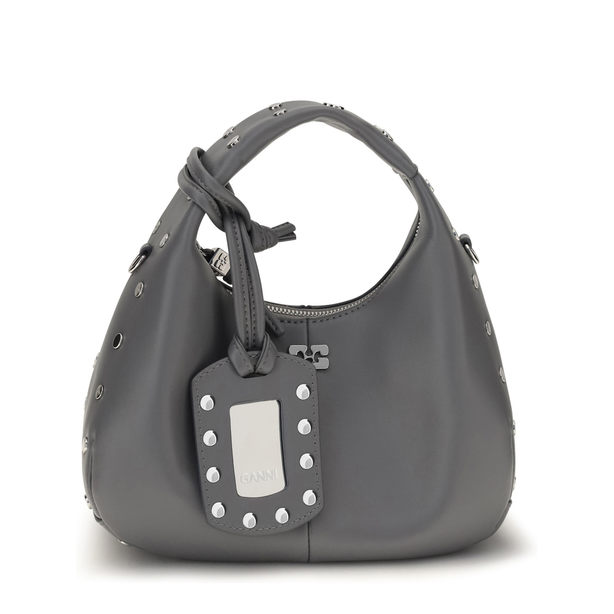 Mini Studded Hobo Handbag