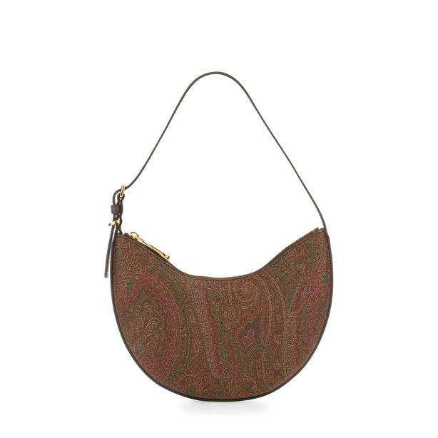 Essential Small Paisley Jacquard Hobo Bag - Braun