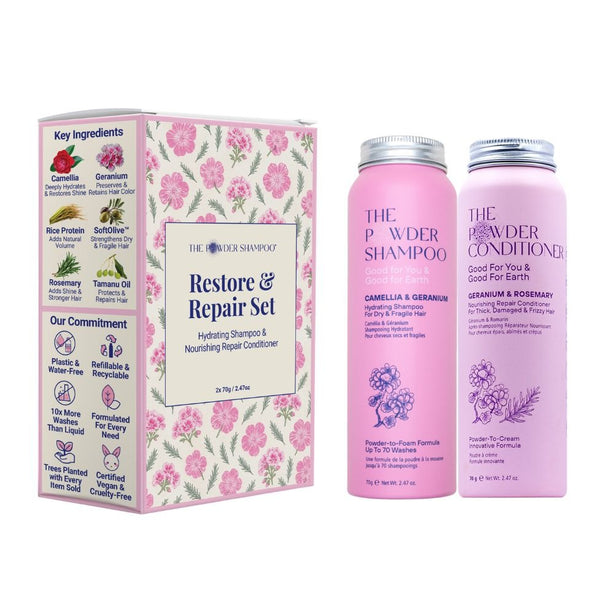 The Powder Shampoo The Repair & Restore Duo - 70g
