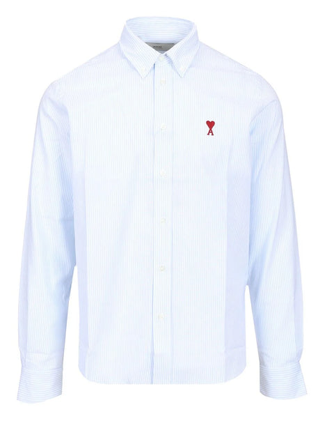 Ami Striped Shirt - Sky Blue