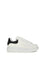 Alexander Mcqueen Oversized Sneakers with suede heel and crystal details - Sand