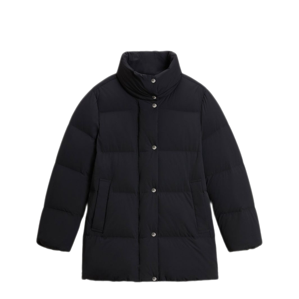 Black Quilted Coat