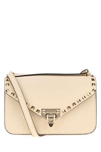 Ivory Rockstud Shoulder Bag