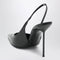 Lidia Slingback Pumps In Black Patent Leather