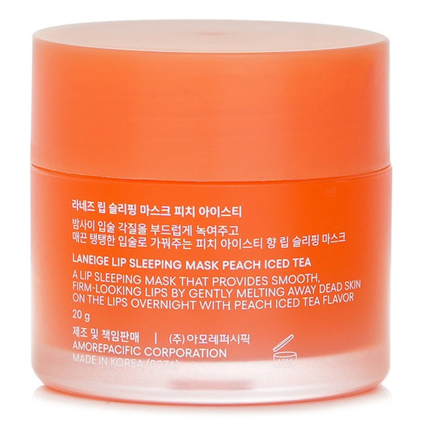 Lip Sleeping Mask - # Peach Iced Tea - 20g