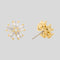 KATE SPADE You're A Gem Flower Studs Clear/Gold RS-KO969
