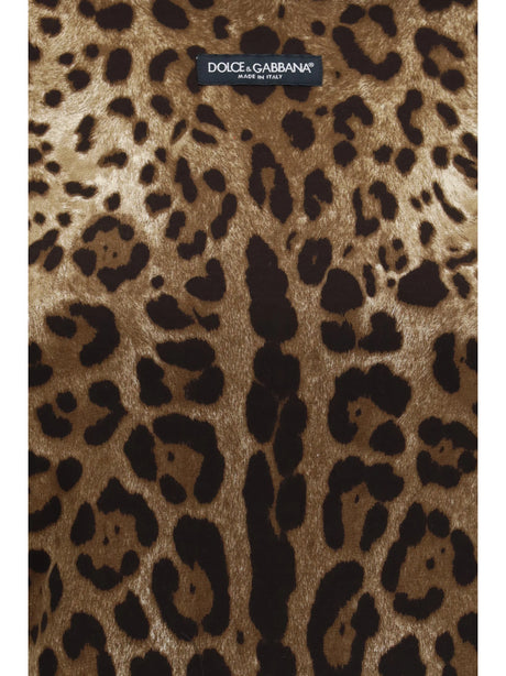 Dolce & Gabbana Leopard-print cropped T-shirt - Leo New
