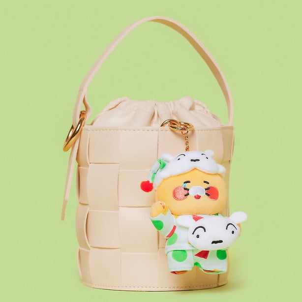 [CRAYON SHIN-CHAN] Kakao Friends Chunsik Pajama Keyring Doll (International Shipping)